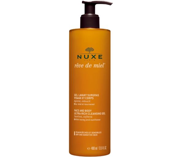 Rêve de miel gel lavant surgras visage et corps Nuxe - image 3