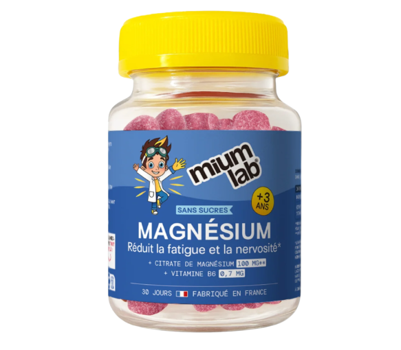 Magnésium enfants sans sucres Mium Lab - pot de 30 gummies - image 1