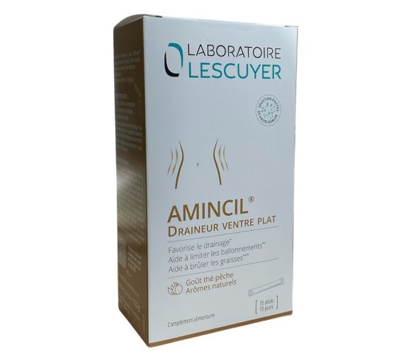 Amincil draineur ventre plat Lescuyer - boite de 15 sticks - image 1