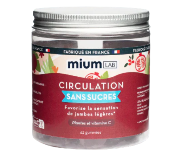 Circulation gummies sans sucres Mium Lab - pot de 42 gummies - image 1