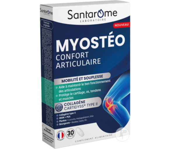 Myostéo confort articulaire Santarome - boite de 30 comprimés