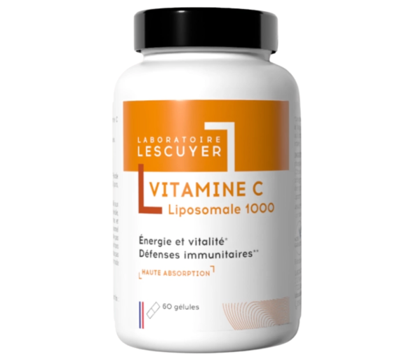 Vitamine C Liposomale 1000 Lescuyer - pot de 60 gélules