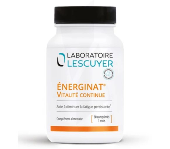 Energinat vitalité continue Lescuyer - pot de 60 comprimés