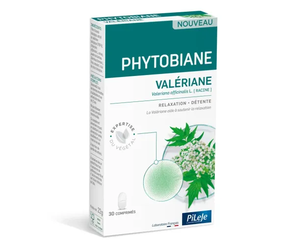 Phytobiane Valériane relaxation détente Pileje - boîte de 30 comprimés