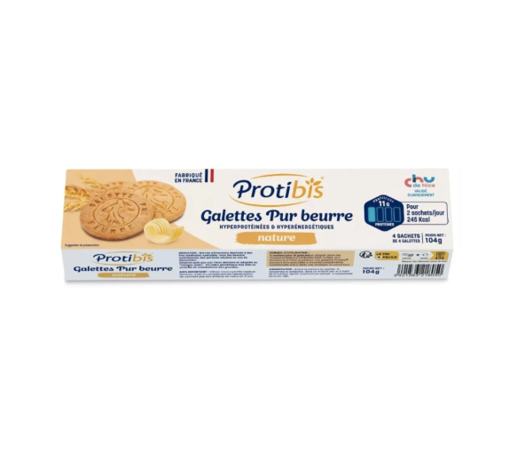 Galettes pur beurre saveur citron Protibis - boite de 16 galettes