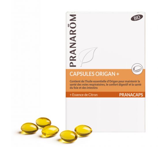Pranacaps capsules origan + BIO Pranarôm - boite de 30 capsules