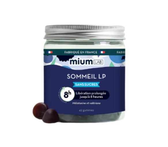 Sommeil LP gummies sans sucres Mium Lab - pot de 42 gummies - image 1