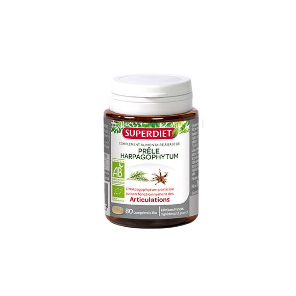 Prêle / harpagophytum Bio Super Diet - 80 comprimés