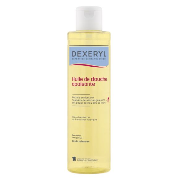 Huile de douche apaisante Dexeryl Essentiel - flacon de 200ml