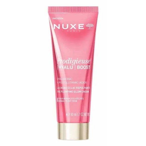 Prodigieuse Hyalu Boost la crème éclat repulpante Nuxe - tube de 50ml