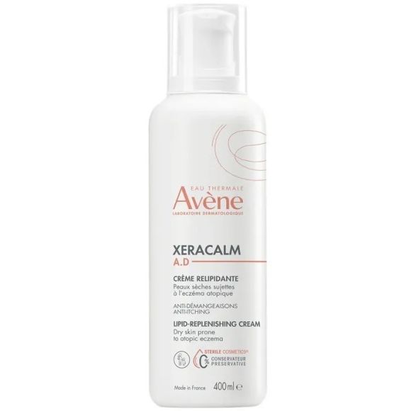 XeraCalm A.D crème relipidante Avène - flacon-pompe de 400ml