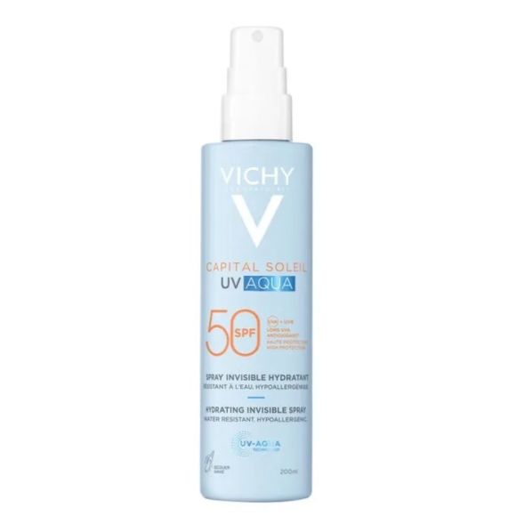 Capital Soleil UV aqua spray invisible hydratant SPF50 Vichy - spray de 200ml