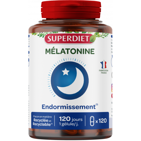 Mélatonine Super Diet - boite de 120 gélules