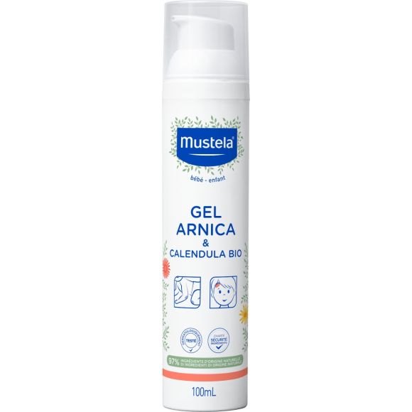 Gel arnica bébé et enfant calendula bio Mustela - flacon de 100 ml