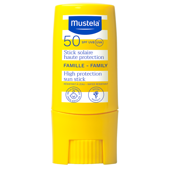Stick solaire SPF 50 famille Mustela - stick de 9g