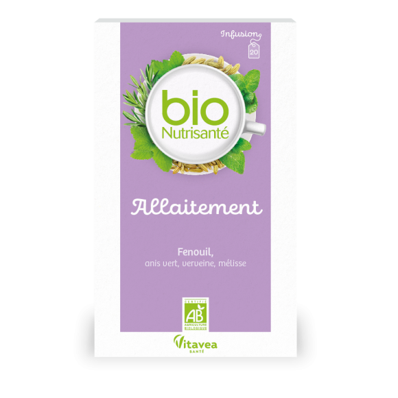 Infusion Allaitement Fenouil Bio Nutrisanté - 20 sachets