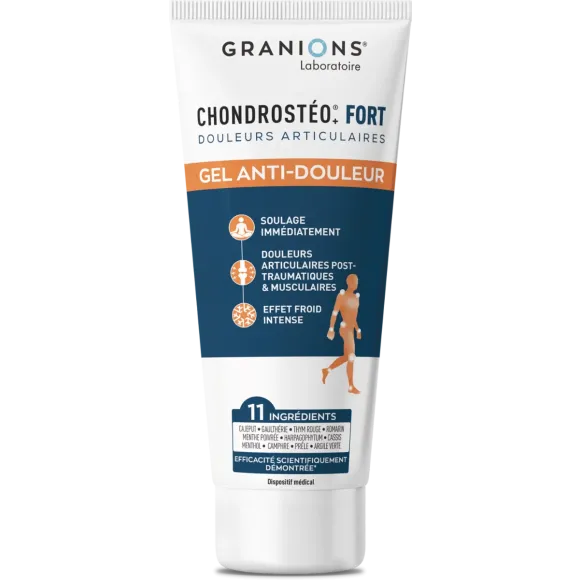 Chondrostéo+ Fort gel anti-douleur articulaire Granions - tube de 50ml