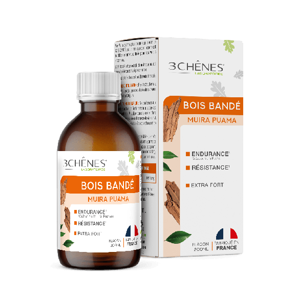Bois bandé muira puama Les 3 Chênes - flacon de 200 ml