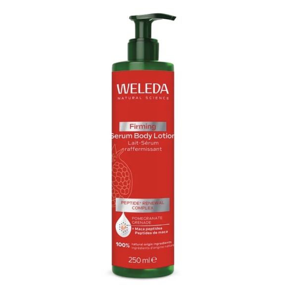 Lait-sérum raffermissant corps Weleda - flacon-pompe de 250ml