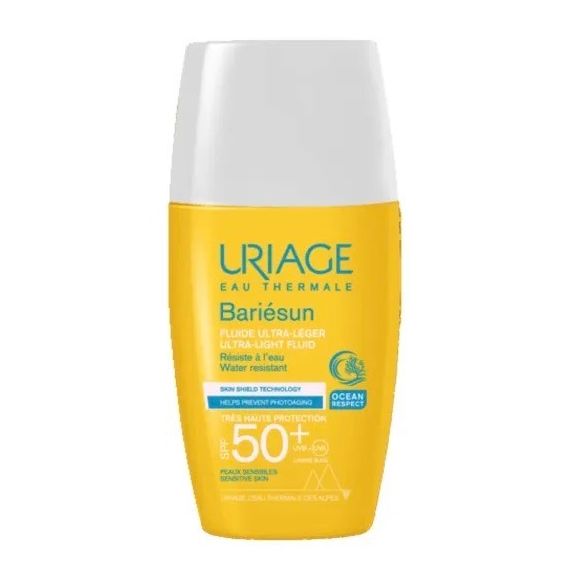 Bariésun fluide solaire ultra léger SPF50+ Uriage - tube de 30ml