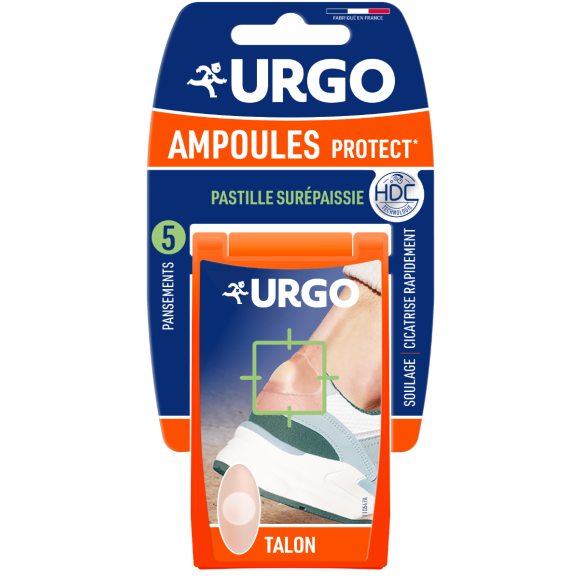 Pansements Ampoules Protect talon Urgo - 5 pansements