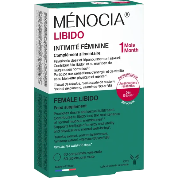 Ménocia Libido intimité féminine CCD - boite de 60 comprimés