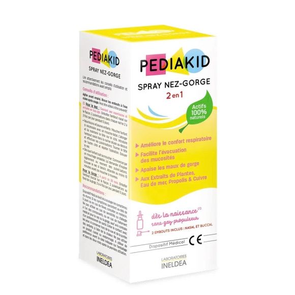 Spray nez gorge Pediakid - spray de 20ml