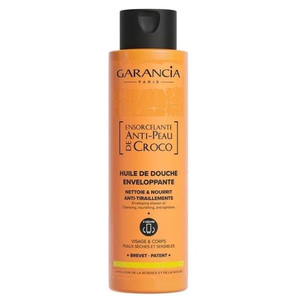 Ensorcelante anti-peau de croco Huile de douche enveloppante Garancia - flacon de 400ml