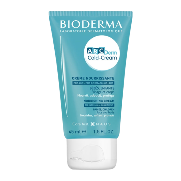 ABCDerm Cold-cream crème visage nourrissante Bioderma - tube de 45 ml