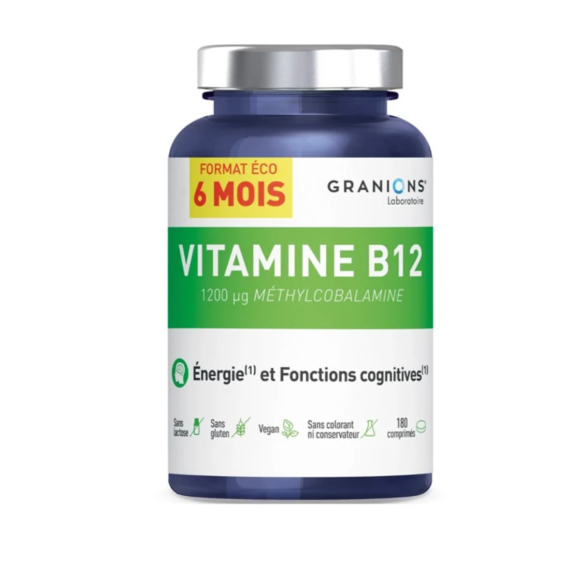 Vitamine B12 1000 µg Granions - pot de 180 comprimés 