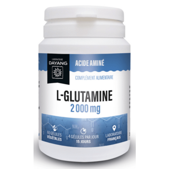 L-Glutamine 2000mg Dayang - pot de 60 gélules 