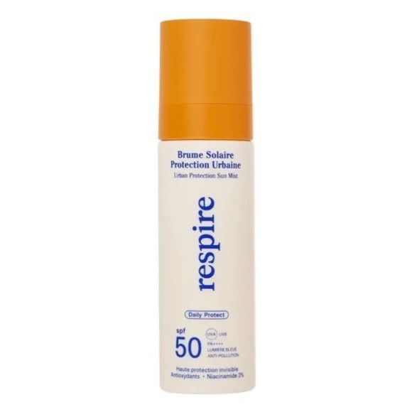 Brume solaire protection urbaine SPF50 Respire - spray de 75ml