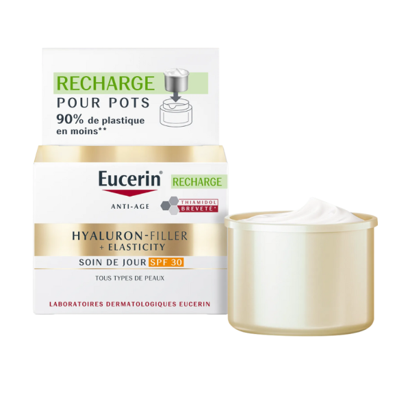 Hyaluron-filler + elasticity soin de jour SPF30 Eucerin - recharge de 50ml