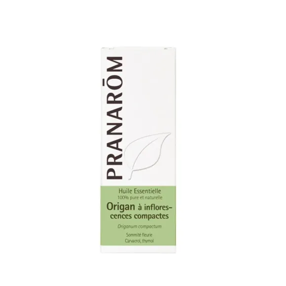 Huile essentielle Origan à inflorescences compactes BIO Pranarom - flacon de 10ml