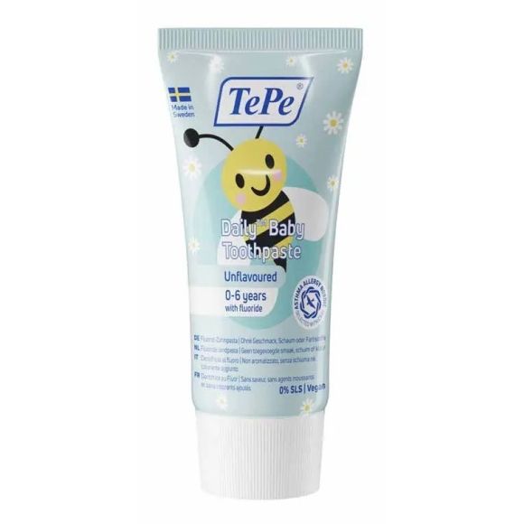 Dentifrice Daily Baby 0-6 ans TePe - tube de 50ml