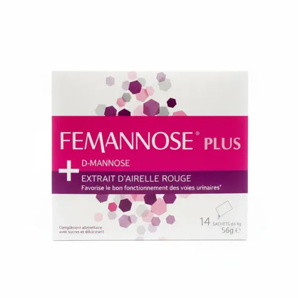 Femannose Plus confort urinaire Melisana Pharma - boite de 14 sachets de 4g