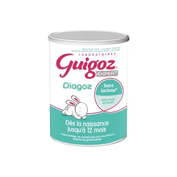 Diagoz lait en poudre sans lactose 1er âge Guigoz - pot de 400g