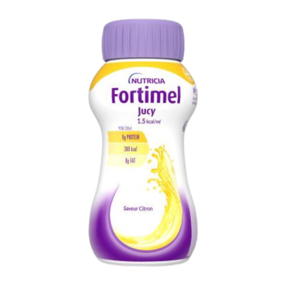 Fortimel jucy 1.5kcal saveur citron Nutricia - 4 bouteilles de 200ml