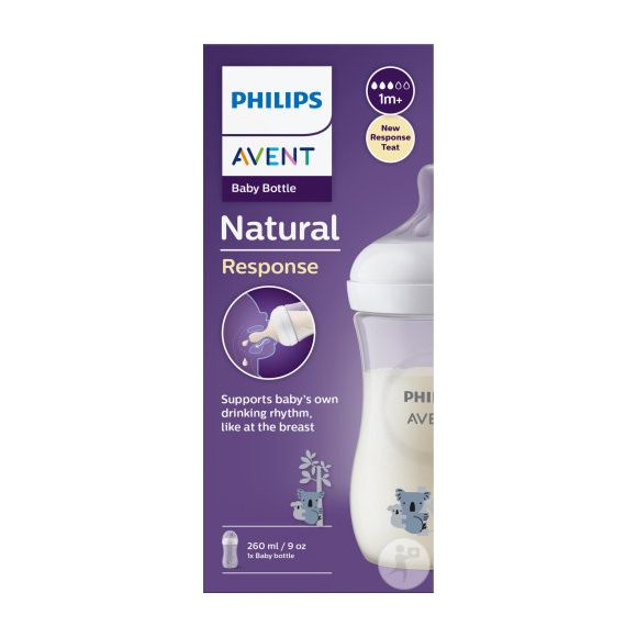 Avent Natural Response Biberon Koala Philips - biberon de 260ml