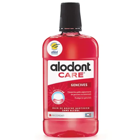 Bain de bouche gencives Alodont Care - flacon de 500ml