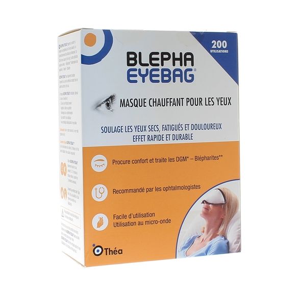 Blepha Eyebag Masque yeux chauffant Théa - boîte d'un masque
