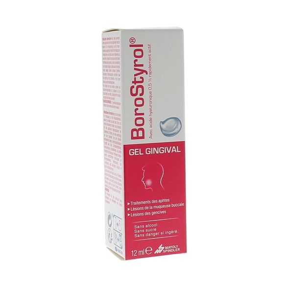 Borostyrol gel buccal - tube de 12 ml
