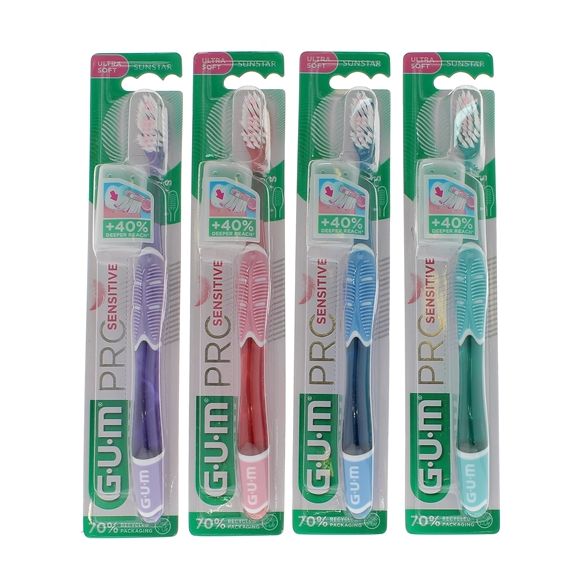 Brosse à dents Pro sensitive ultra soft GUM - une brosse à dents