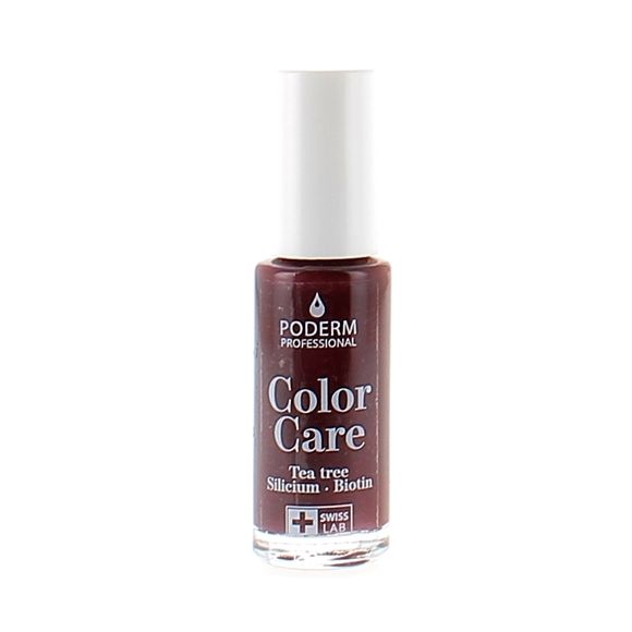 Color Care Vernis à ongles Rouge Noir 437 Poderm - flacon de 8ml