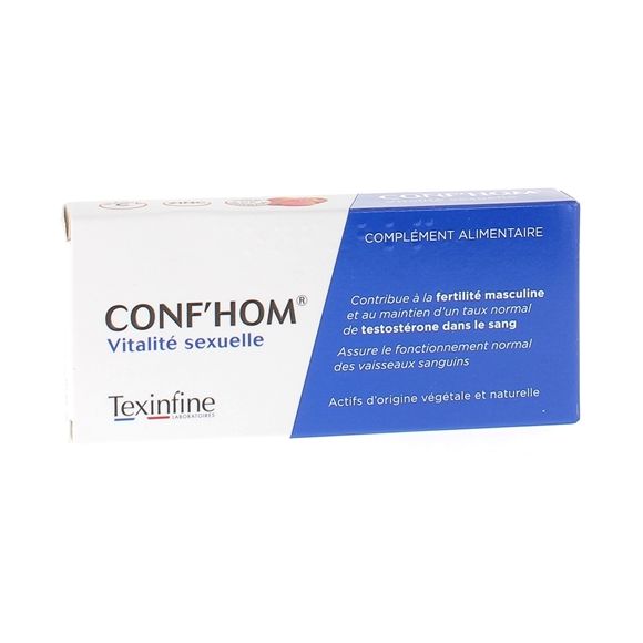 Conf'hom vitalité sexuelle Texinfine - boîte de 24 comprimés