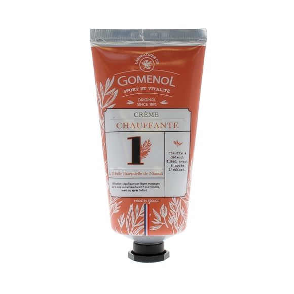 Crème de massage chauffante n°1 Goménol - tube de 75ml