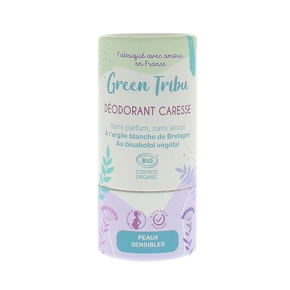 Déodorant Caresse bio Green Tribu - stick de 50 g