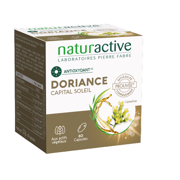 Doriance capital soleil Naturactive - boîte de 60 capsules