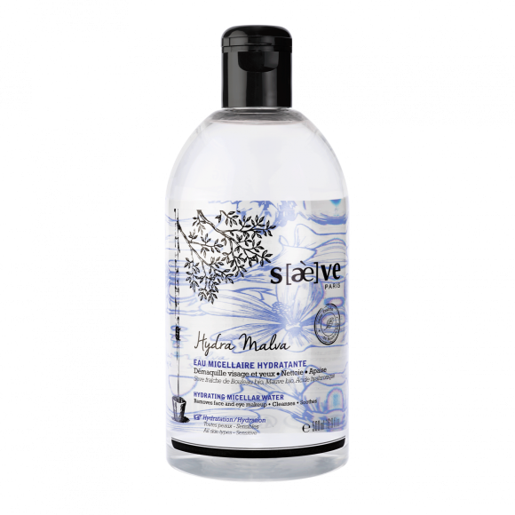 Eau Micellaire Hydratante Hydra Malva Saeve - flacon de 500ml