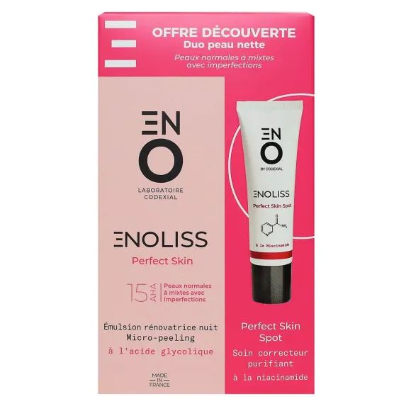 Enoliss perfect skin 15 AHA Codexial - coffret de 2 produits